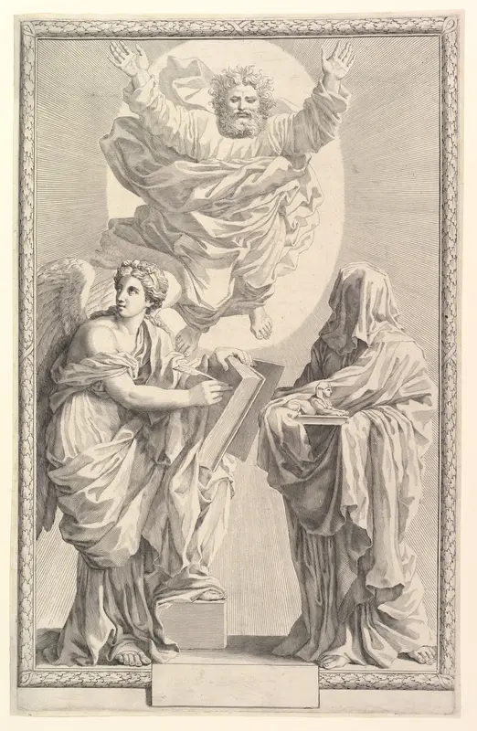 Frontispiece to the Bible Wall Art by Claude Mellan - High-Resolution Digital Print