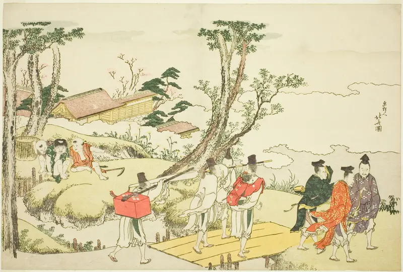 Frontispiece to the illustrated album "Thirty-six Immortal Women Poets" ("Nishikizuri onna sanjurokkasen")
