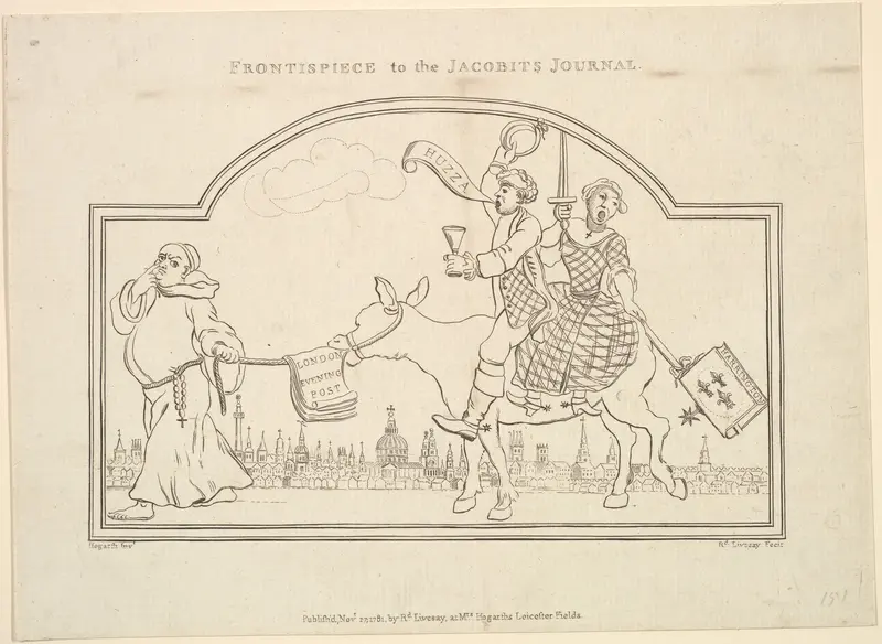 Frontispiece to "The Jacobite's Journal" Wall Art by Richard Livesay - High-Resolution Digital Print