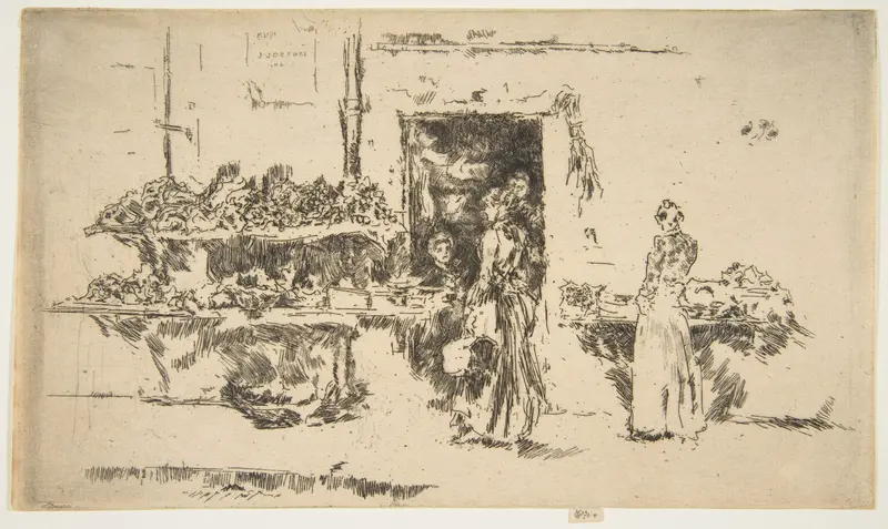 Fruit-Shop, Paris (Greengrocer's Shop, Paris) Wall Art by James McNeill Whistler - High-Resolution Digital Print