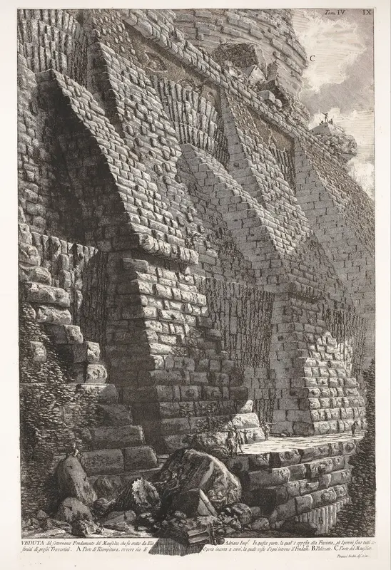 Fundering van de Engelenburcht te Rome Wall Art by Unknown - High-Resolution Digital Print