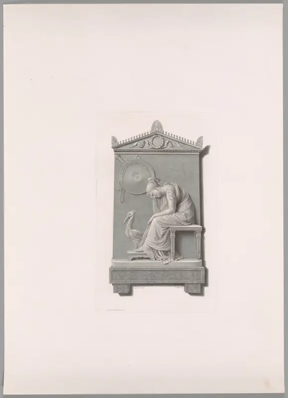Funerary Monument of Prince William of Orange Nassau, from Oeuvre de Canova Wall Art by Antonio Canova - High-Resolution Digital Print