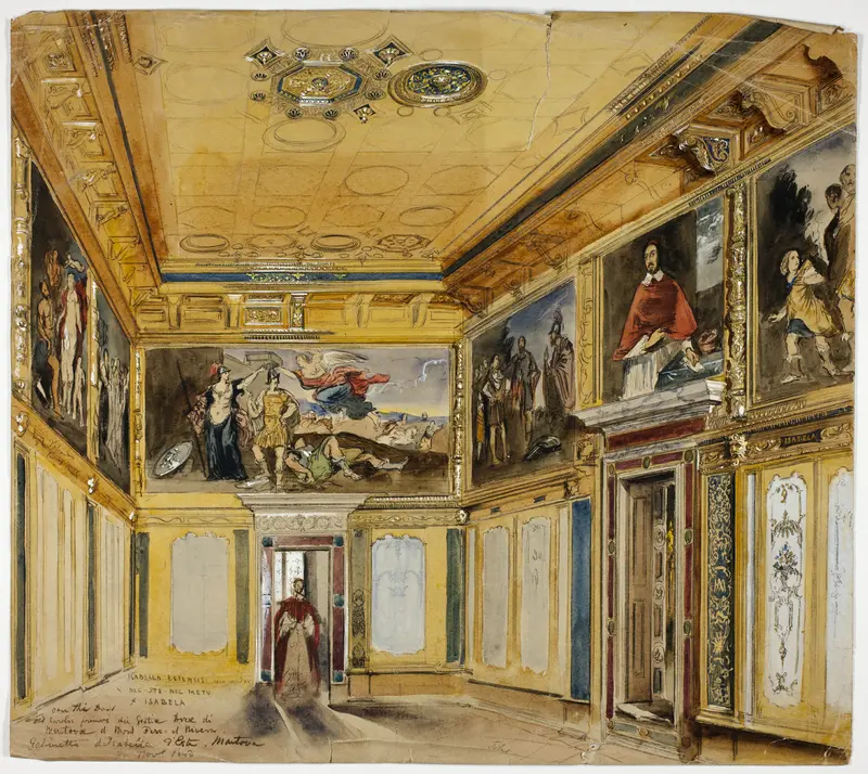 Gabinetto d'Isabella d'Este, Mantua Wall Art by Unknown artist - High-Resolution Digital Print