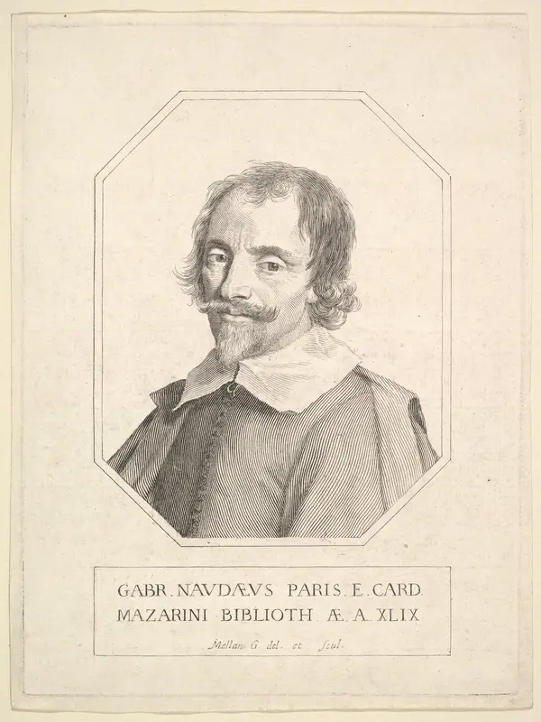 Gabriel Naudé Wall Art by Claude Mellan - High-Resolution Digital Print
