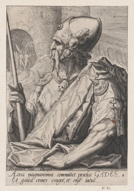 Gad, from "The Twelve Sons of Jacob" Wall Art by Jacques de Gheyn II - High-Resolution Digital Print