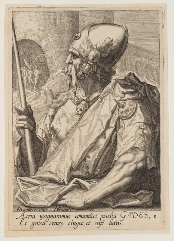 Gad, from The Twelve Sons of Jacob Wall Art by Jacob de Gheyn, II - High-Resolution Digital Print