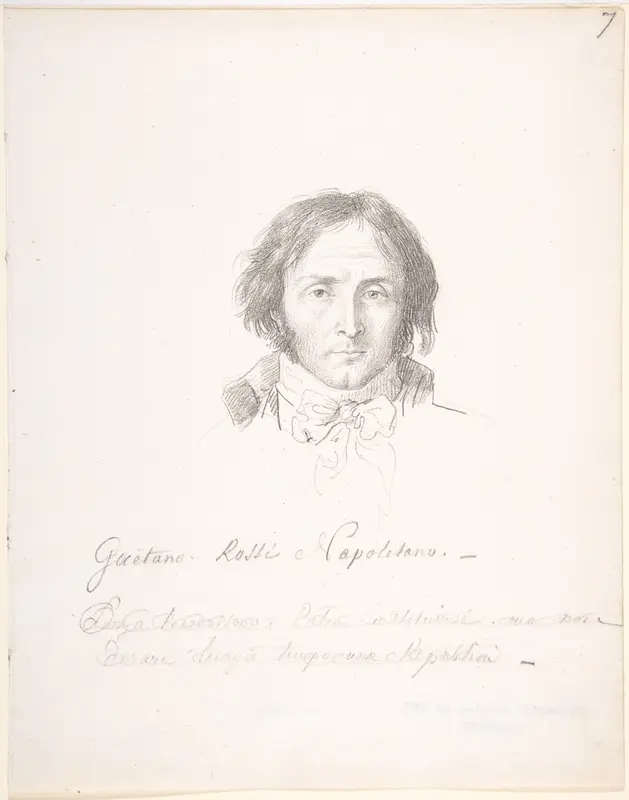 Gaetano Rossi Napoletano Wall Art by Jean-Baptiste Joseph Wicar - High-Resolution Digital Print