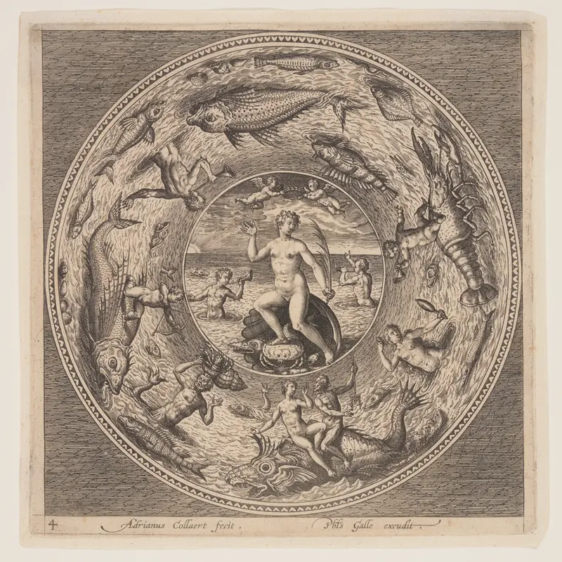 Galathea, from a Set of Designs for Plates (Fonds de Coupe)