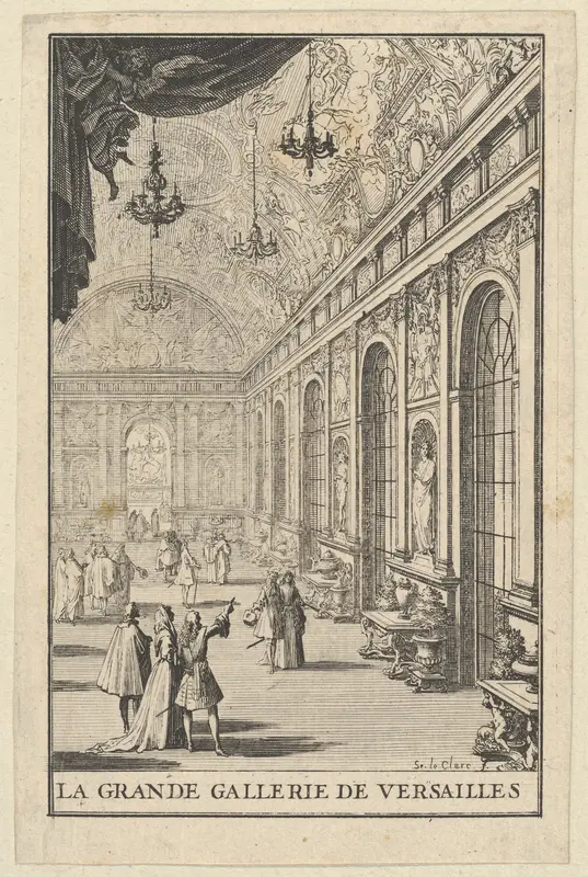 Galerie des Glaces at Versailles Wall Art by Sébastien Leclerc I - High-Resolution Digital Print