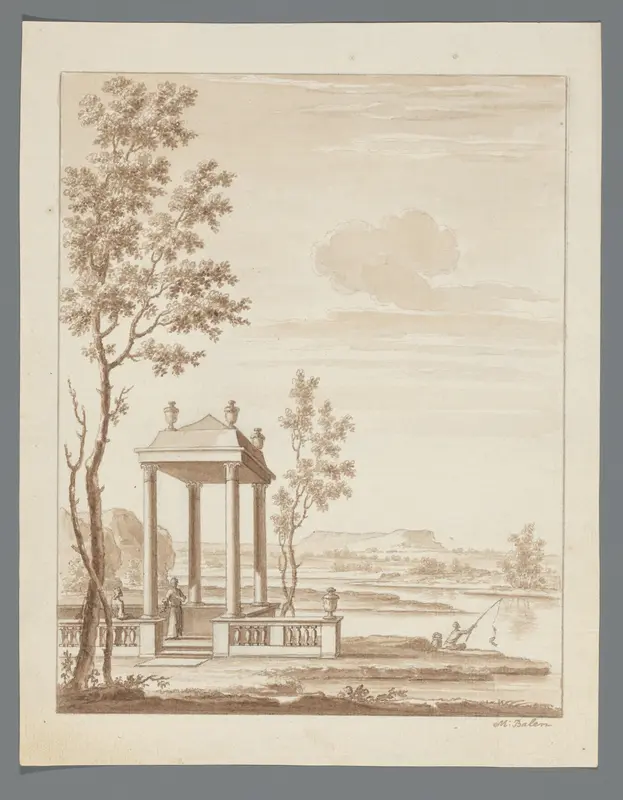 Galerij aan het water Wall Art by Unknown - High-Resolution Digital Print