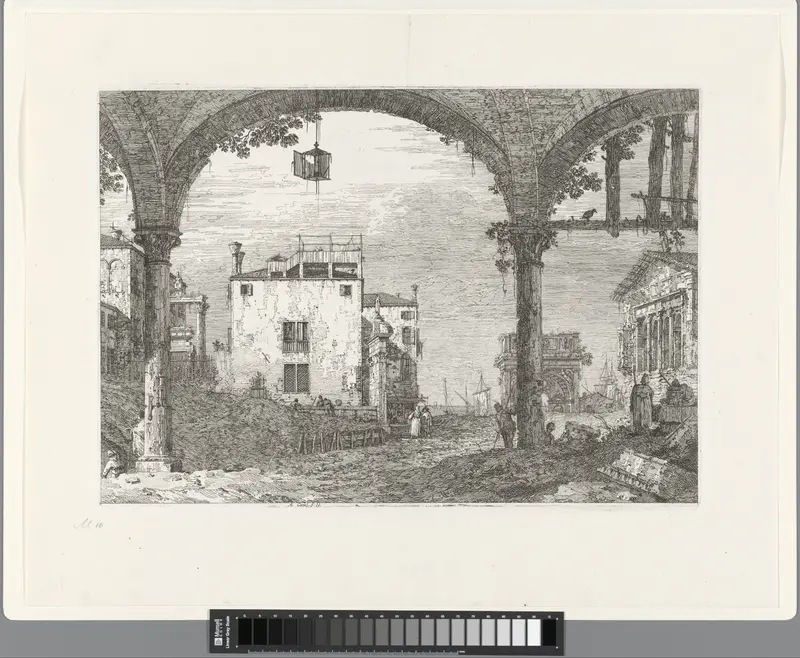 Gallerij met lantaarn Wall Art by Joseph Smith - High-Resolution Digital Print