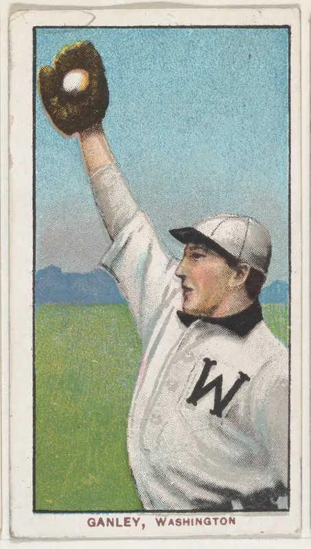 Ganley, Washington, American League, from the White Border series (T206) for the American Tobacco Company Wall Art by American Tobacco Company - High-Resolution Digital Print