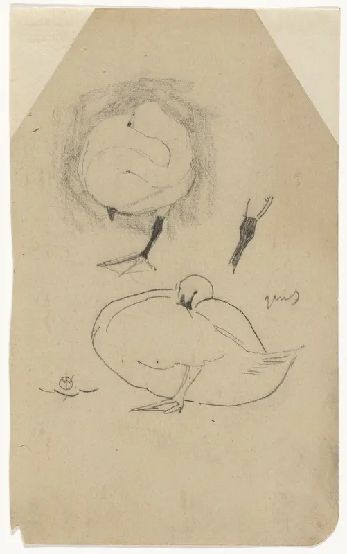 Gans Wall Art by Gerrit Willem Dijsselhof - High-Resolution Digital Print