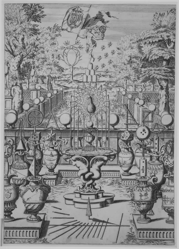 Garden of Mathematical Sciences Wall Art by Francesco Curti - High-Resolution Digital Print