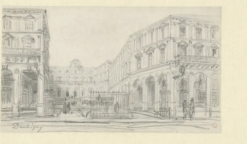 Gare Saint Lazare te Parijs Wall Art by Charles-François Daubigny - High-Resolution Digital Print