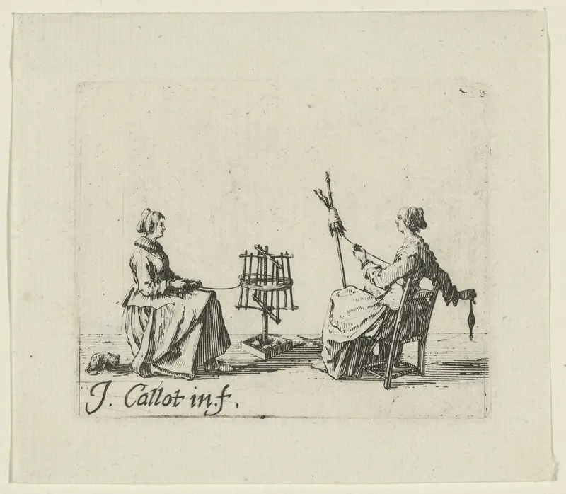 Garenwindster en spinster Wall Art by Unknown - High-Resolution Digital Print