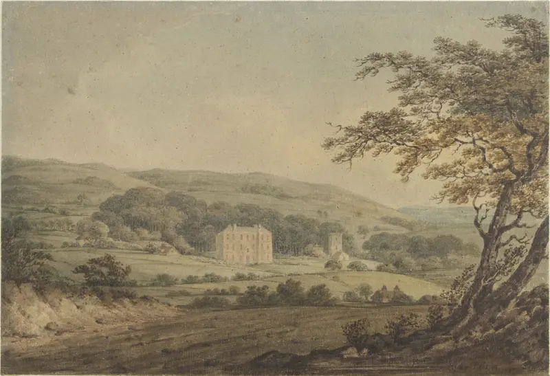 Gatcombe House op het eiland Wight Wall Art by Unknown - High-Resolution Digital Print