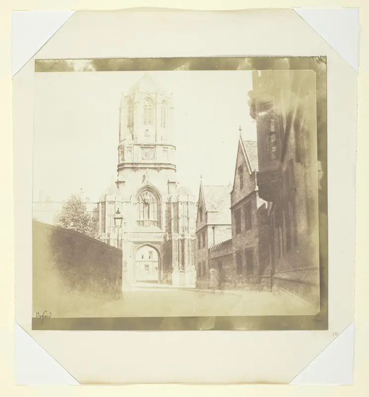 Gate of Christchurch, Oxford Wall Art by William Henry Fox Talbot - High-Resolution Digital Print