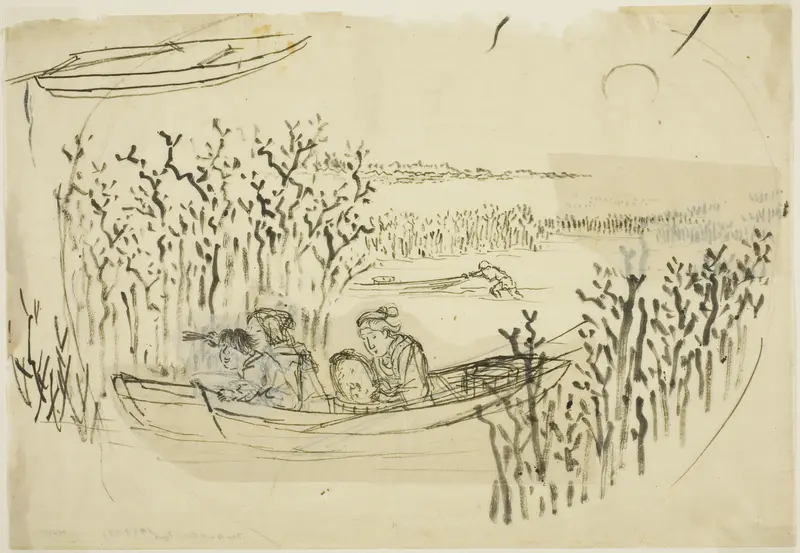 Gathering Seaweed at Omori