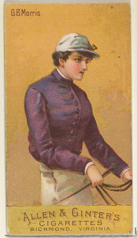 G.B. Morris, from the Racing Colors of the World series (N22b) for Allen & Ginter Cigarettes Wall Art by Allen & Ginter - High-Resolution Digital Print