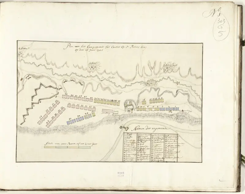 Geallieerde legerkamp op de Sint-Pietersberg, 1705 Wall Art by Samuel Du Ry de Champdoré - High-Resolution Digital Print