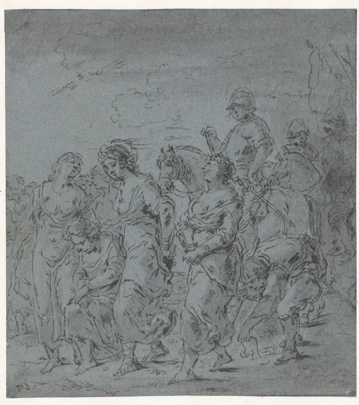 Geboeide vrouwen Wall Art by Leonaert Bramer - High-Resolution Digital Print