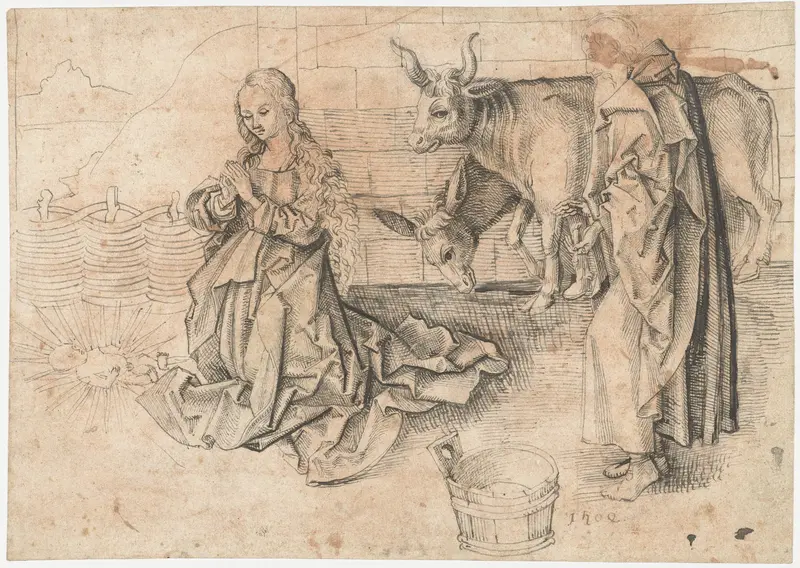 Geboorte van Christus Wall Art by anonymous - High-Resolution Digital Print