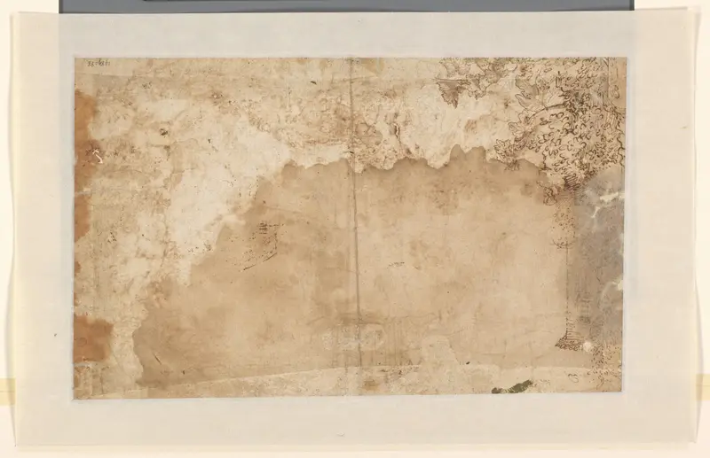 Gebouw tussen geboomte Wall Art by Unknown - High-Resolution Digital Print