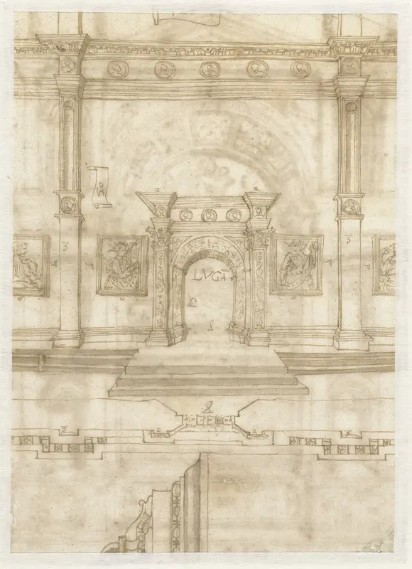 Gedeelte van de gevel van de Dom te Lugano Wall Art by anonymous - High-Resolution Digital Print