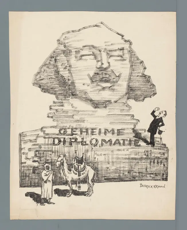 Geheime diplomatie Wall Art by Unknown - High-Resolution Digital Print