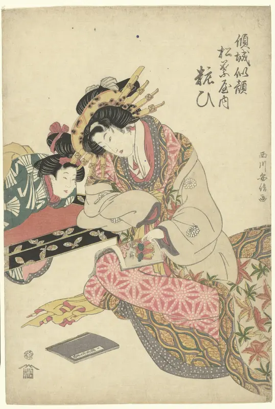 Geisha en kamuro Wall Art by Unknown - High-Resolution Digital Print