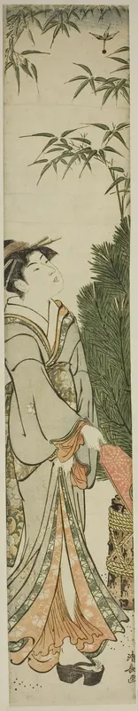 Geisha Playing Battledore and Shuttlecock