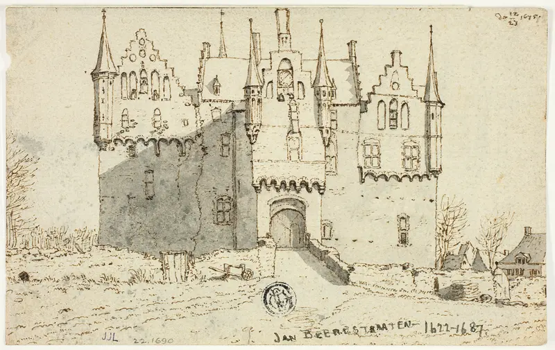 Gemear Castle Wall Art by Jan Abrahamsz. Beerstraaten - High-Resolution Digital Print