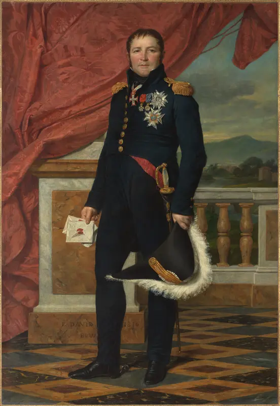 General Étienne-Maurice Gérard (1773–1852) Wall Art by Jacques Louis David - High-Resolution Digital Print