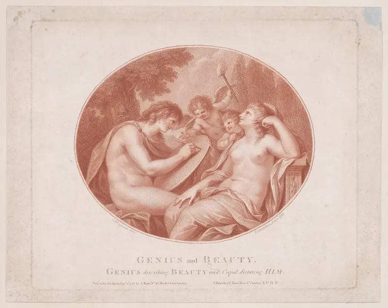 Genius and Beauty Wall Art by Francesco Bartolozzi - High-Resolution Digital Print