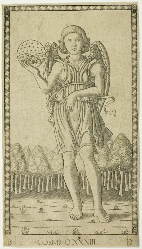Genius of the World, plate 33 from Genii and Virtues