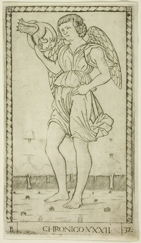 Genius of Time, plate 32 from Genii and Virtues