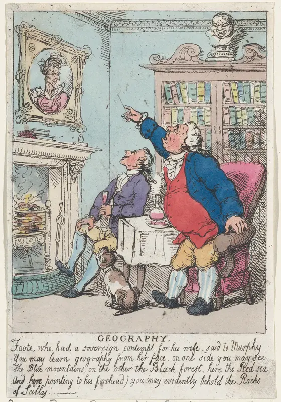 Geography Wall Art by Thomas Rowlandson - High-Resolution Digital Print