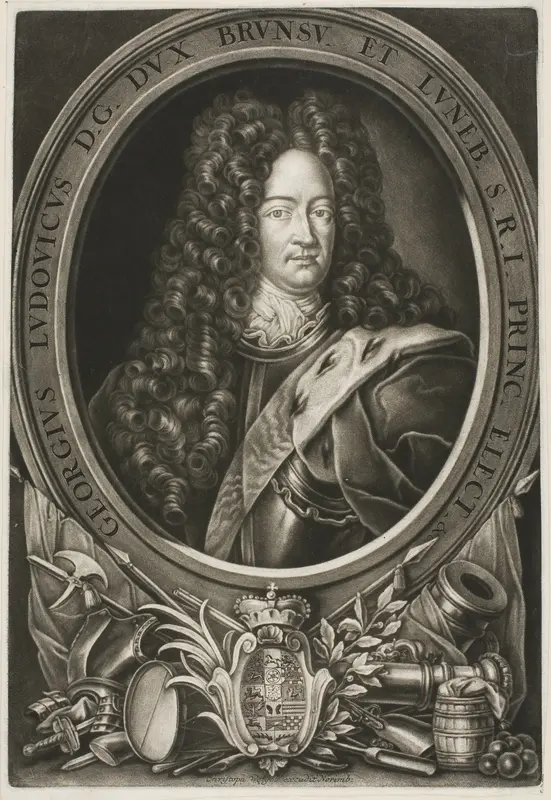 Georg Ludwig, Duke of Braunschweig Wall Art by Christoph Weigel - High-Resolution Digital Print