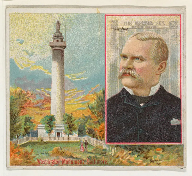 George Abel, The Baltimore Sun, from the American Editors series (N35) for Allen & Ginter Cigarettes Wall Art by Allen & Ginter - High-Resolution Digital Print