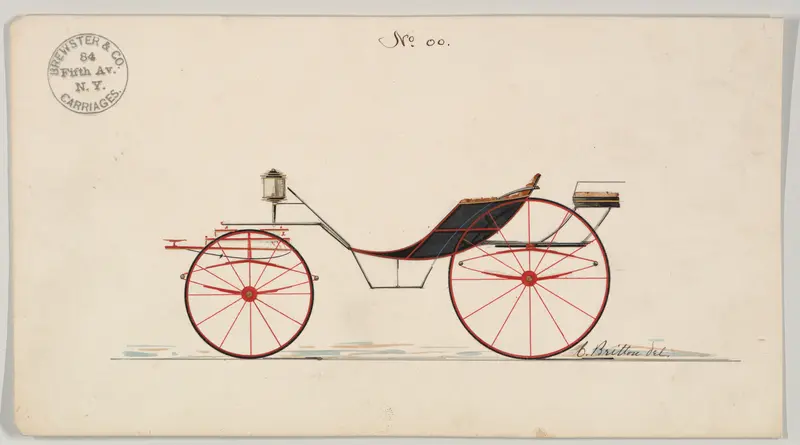 George IV Phaeton #00 Wall Art by Brewster & Co. - High-Resolution Digital Print