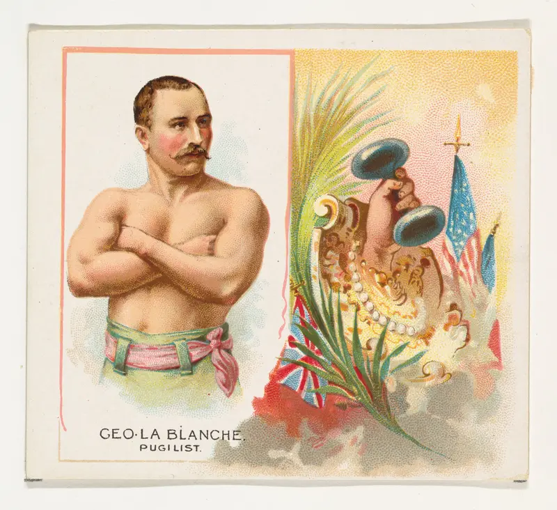 George La Blanche, Pugilist, from World's Champions, Second Series (N43) for Allen & Ginter Cigarettes Wall Art by Allen & Ginter - High-Resolution Digital Print