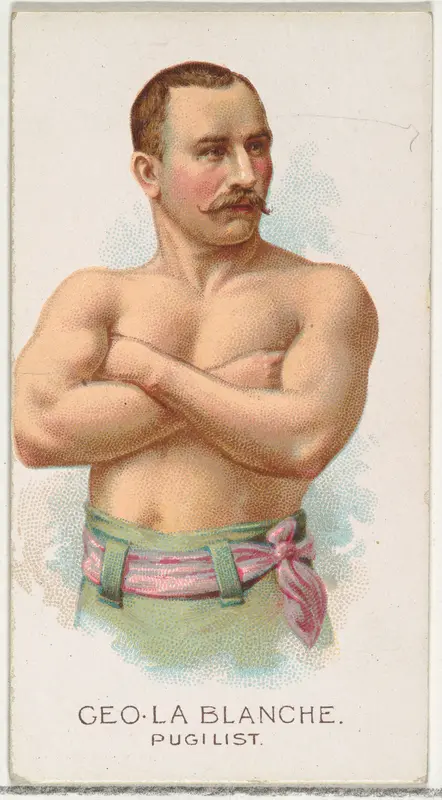 George La Blanche, Pugilist, from World's Champions, Series 2 (N29) for Allen & Ginter Cigarettes Wall Art by Allen & Ginter - High-Resolution Digital Print