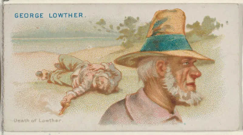 George Lowther, Death of Lowther, from the Pirates of the Spanish Main series (N19) for Allen & Ginter Cigarettes Wall Art by Allen & Ginter - High-Resolution Digital Print