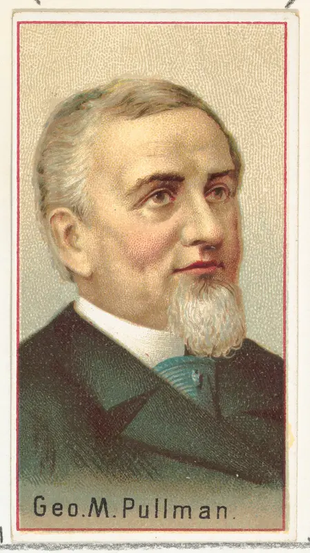 George M. Pullman, printer's sample for the World's Inventors souvenir album (A25) for Allen & Ginter Cigarettes by Allen & Ginter - High-Resolution Digital Print