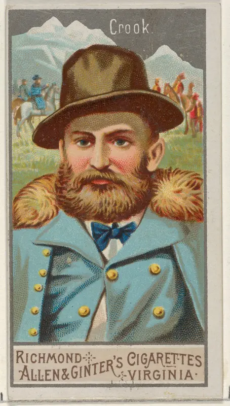 George R. Crook, from the Great Generals series (N15) for Allen & Ginter Cigarettes Brands Wall Art by Allen & Ginter - High-Resolution Digital Print