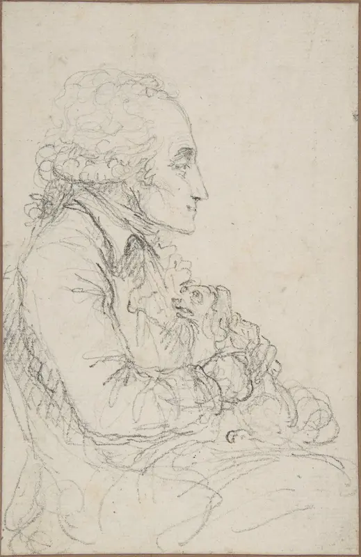 Georges-Auguste Couthon at the National Convention in 1793 Wall Art by Baron Dominique Vivant Denon - High-Resolution Digital Print