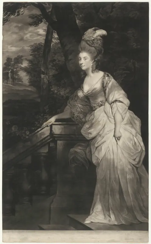 Georgiana, Duchess of Devonshire Wall Art by Valentine Green - High-Resolution Digital Print