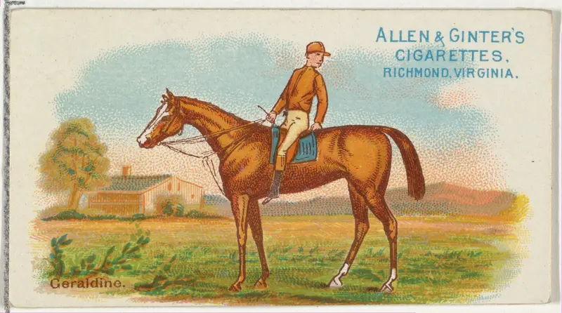 Geraldine, from The World's Racers series (N32) for Allen & Ginter Cigarettes Wall Art by Allen & Ginter - High-Resolution Digital Print