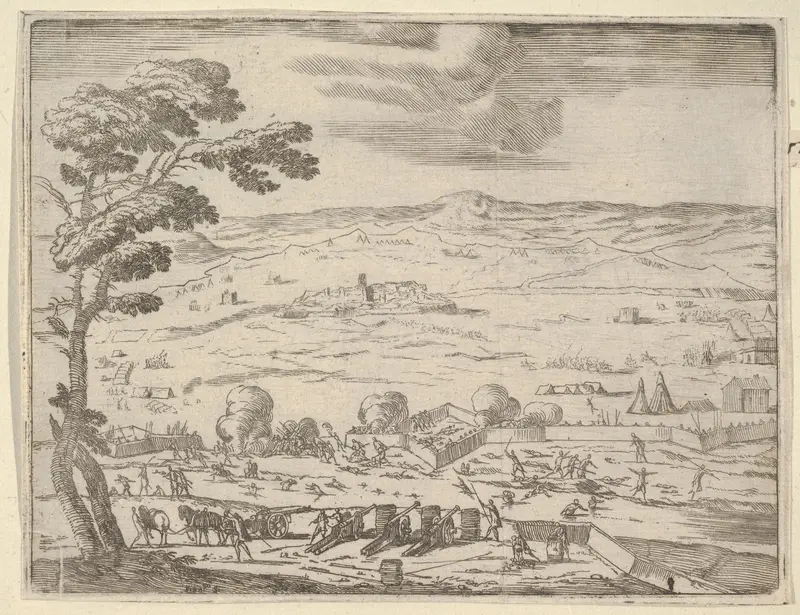 German and Spanish Forts Near Bohemia Were Taken with Great Force Near Bohemia, from "L'Idea di un Principe ed Eroe Cristiano in Francesco I d'Este, di Modena e Reggio Duca VIII [...]" Wall Art by Bartolomeo Fenice (Fénis) - High-Resolution Digital Print